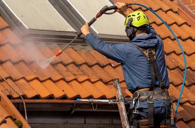 Démoussage et hydrofuge de toiture à Larodde
